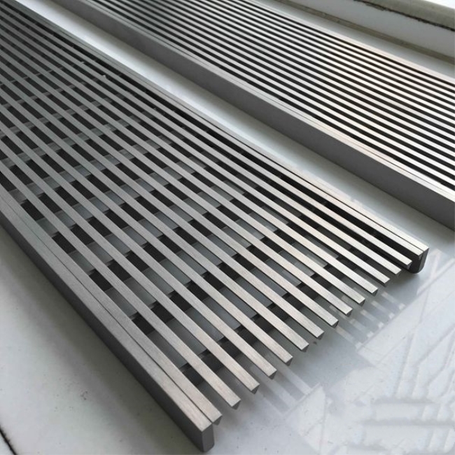 Galvanized Steel Drain Grate Smooth Flat Surface Trench Drainage Ditch