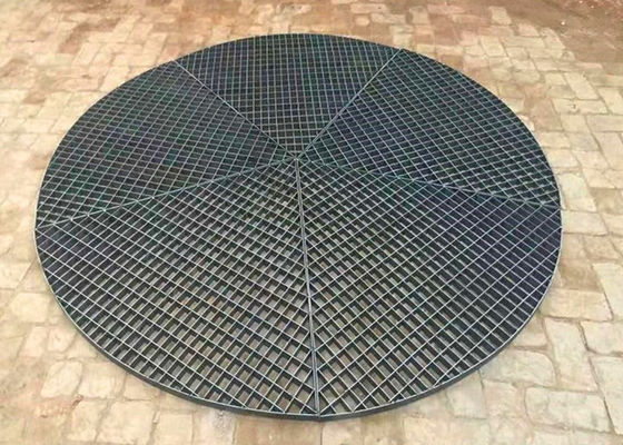 Outdoor Metal Manhole Cover Grating 25*3mm Circular Galvanised Grate
