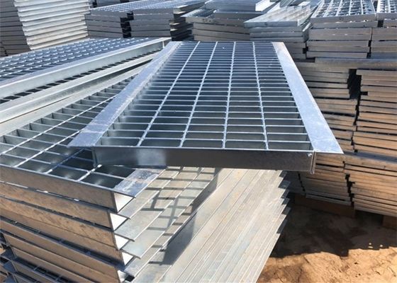 Hot Galvanized Heavy Duty Bar Grating Q235 Steel Trench Grates For Driveways