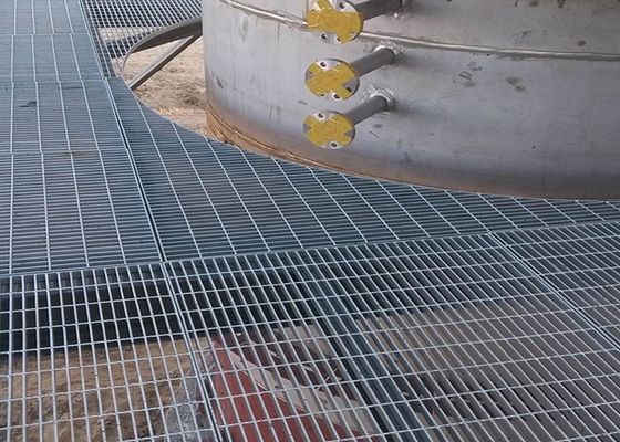 Pressure Locked Floor Forge Walkway Steel Grating For Warehouse Rack