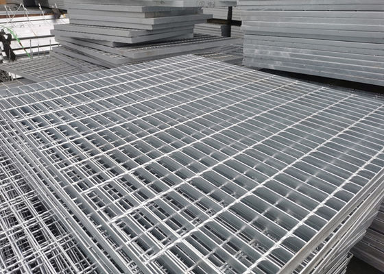 Port Unloading Thickened Platform Steel Grating Hot Dip Galvanized SGS Approved